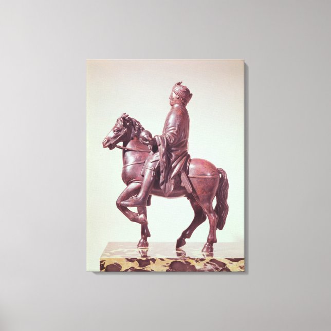 Equestrian statue of Charlemagne Canvas Print (Front)