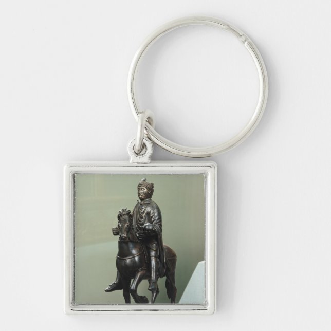 Equestrian statue of Charlemagne Key Ring (Front)