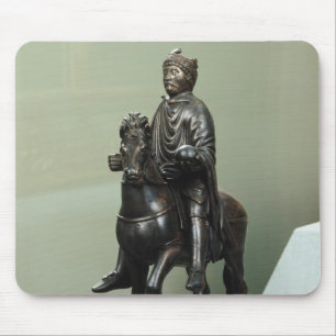 Equestrian statue of Charlemagne Mouse Mat
