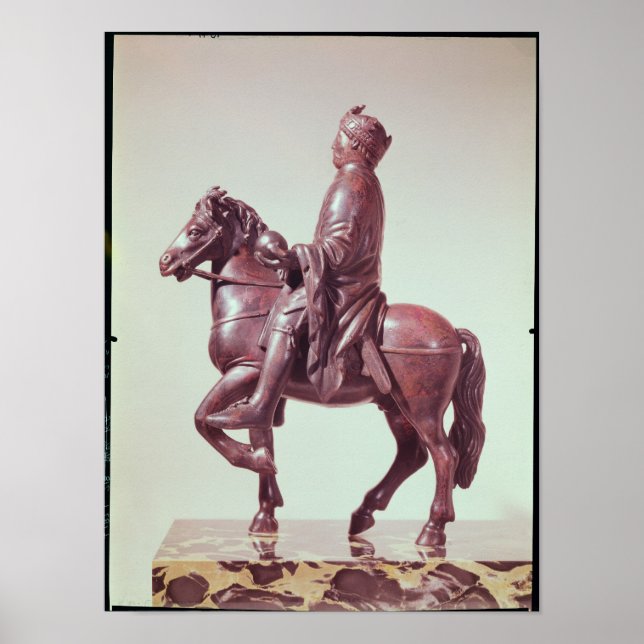 Equestrian statue of Charlemagne Poster (Front)