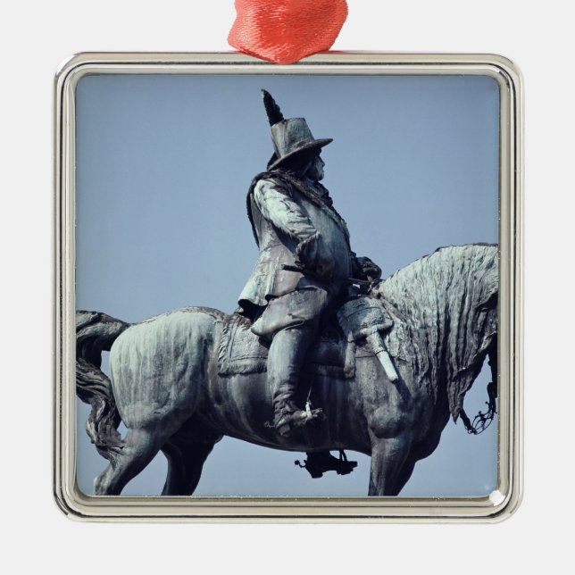 Equestrian statue of Charles Gustav X , Metal Tree Decoration (Front)