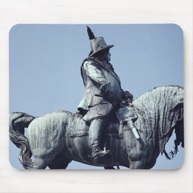 Equestrian statue of Charles Gustav X , Mouse Mat (Front)