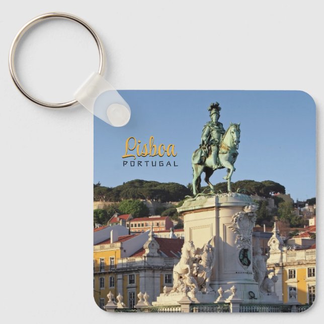 Equestrian statue of King José I, Lisbon  Key Ring (Front)