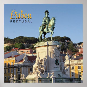 Equestrian statue of King José I, Lisbon Poster