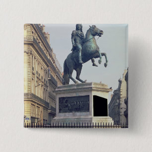 Equestrian Statue of King Louis XIV (1816-22) (bro 15 Cm Square Badge