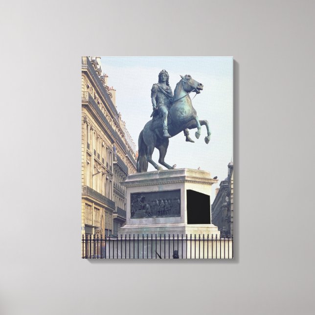 Equestrian Statue of King Louis XIV (1816-22) (bro Canvas Print (Front)