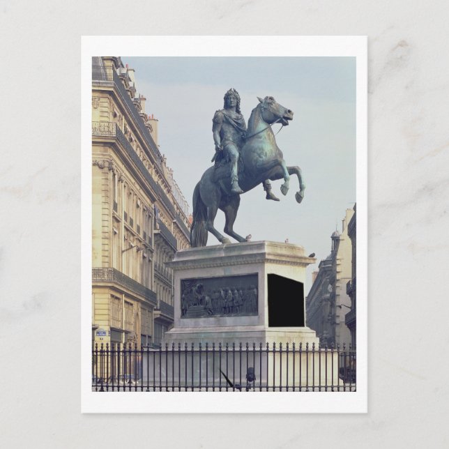 Equestrian Statue of King Louis XIV (1816-22) (bro Postcard (Front)