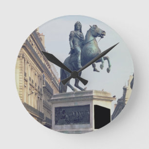 Equestrian Statue of King Louis XIV (1816-22) (bro Round Clock
