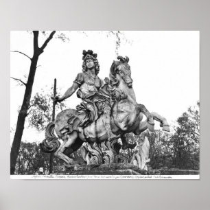 Equestrian statue of Louis XIV Poster