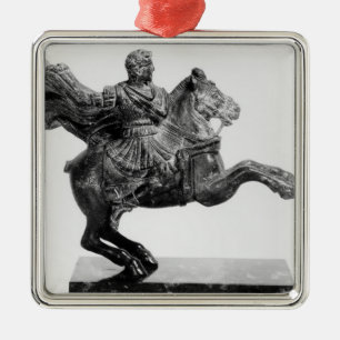 Equestrian statuette of Alexander the Great Metal Tree Decoration