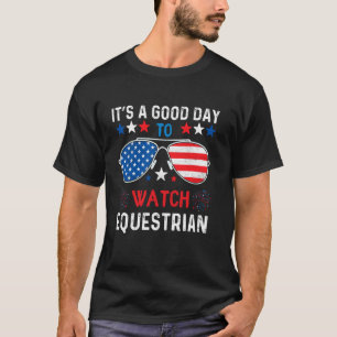 Equestrian USA Support the Team Sunglasses USA Fla T-Shirt