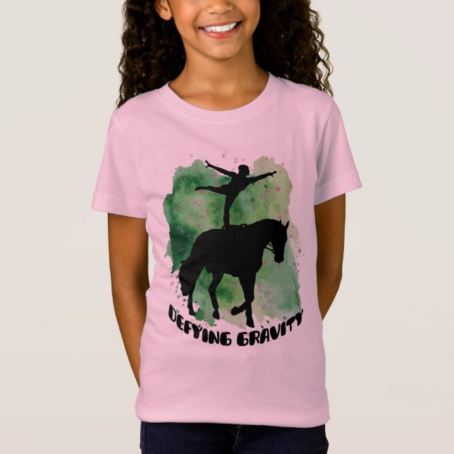 Equestrian Vaulters Defying Gravity T-Shirt (Front)
