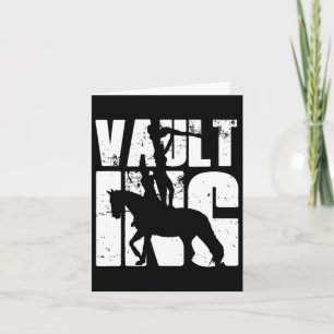 Equestrian Vaulting Horse Riding Dressage Horses R Card