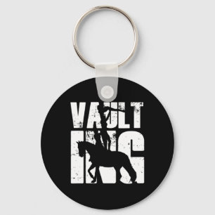 Equestrian Vaulting Horse Riding Dressage Horses R Key Ring