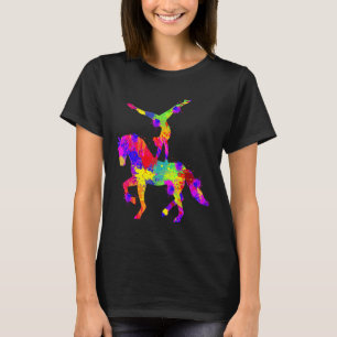 Equestrian Vaulting Horse Vaulters Girls T-Shirt