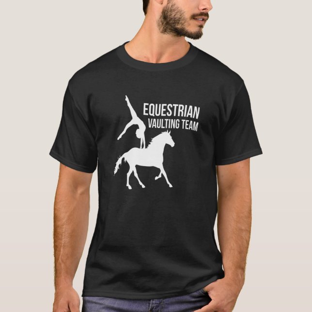 Equestrian Vaulting Team Equestrian Vaulting T-Shirt (Front)