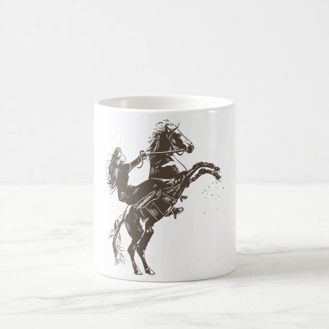 Equestrian Woman Coffee Mug (Center)