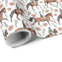 Equestrian Wrapping Paper