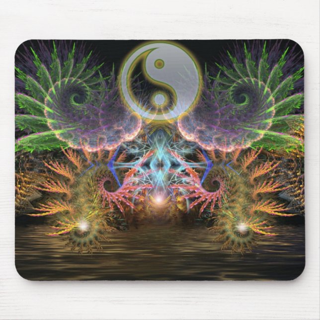 Equilibrio : Fractal YinYang Mousepad (Front)