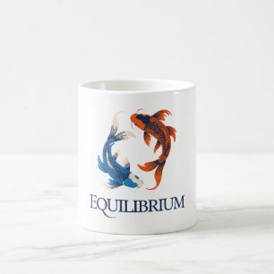 Equilibrium – Japanese Koi Symbol of Balance Coffee Mug