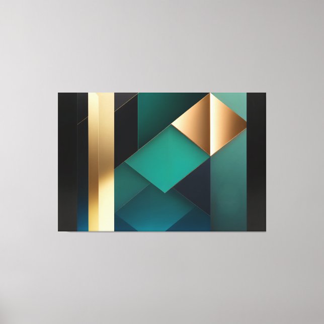 Equilibrium of Shapes Canvas Print (Front)