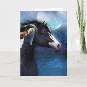 Equine Birthday Card - Spirit Horse