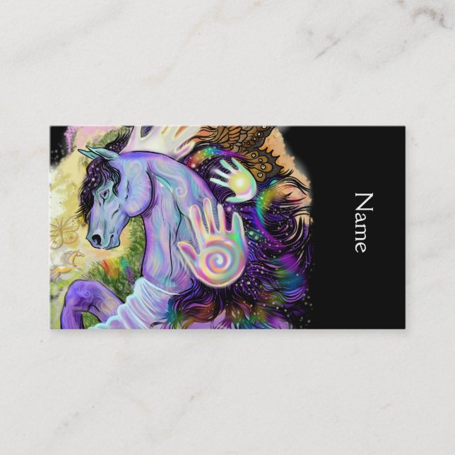Equine Dreams~ Business Card (Front)