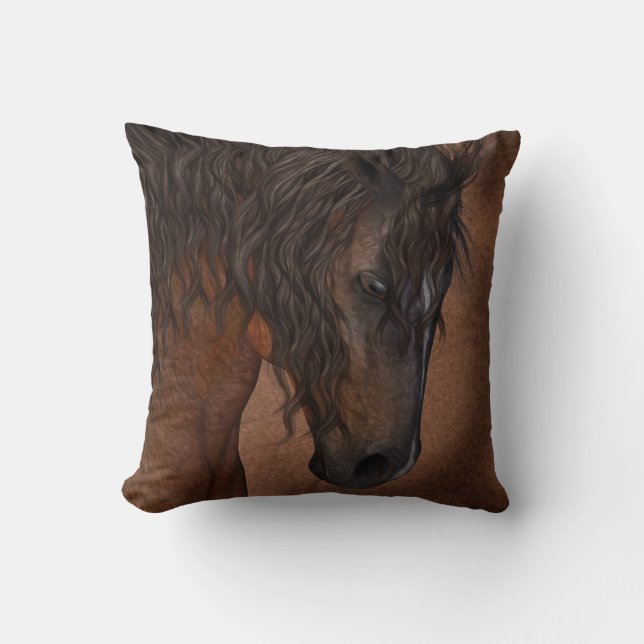 Equine Dreams Horse Pillow Gift Or Other (Front)