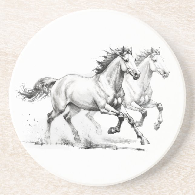 Equine Elegance Coaster (Front)