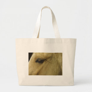 Equine Eye Large Tote Bag