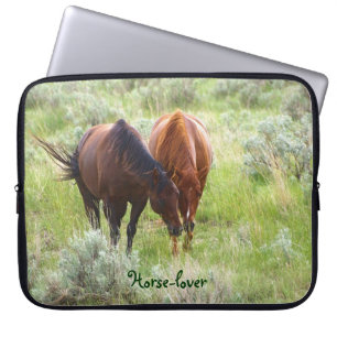 Equine Friendship Horse-lover's Laptop Sleeve