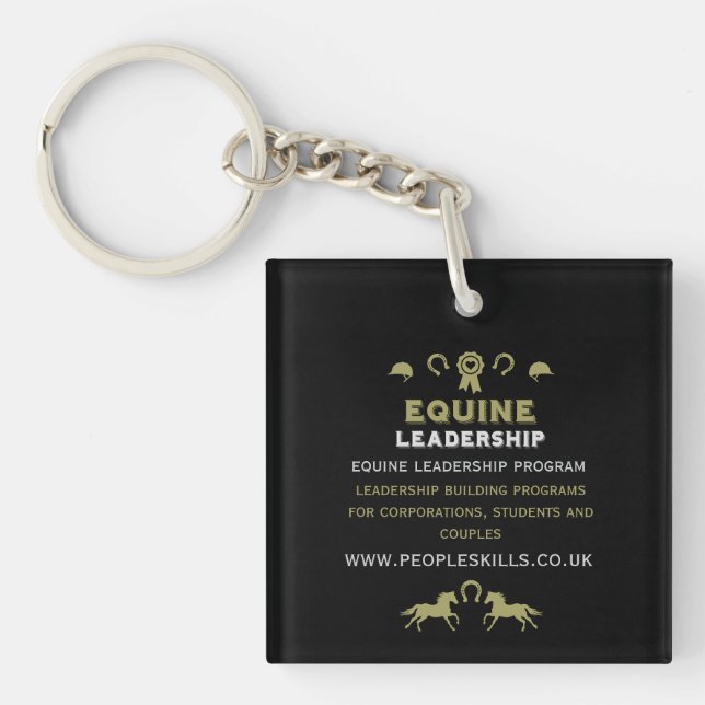 Equine leadership Training Key Ring (Front)