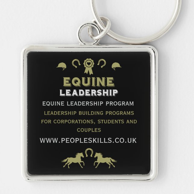 Equine leadership Training Key Ring (Front)