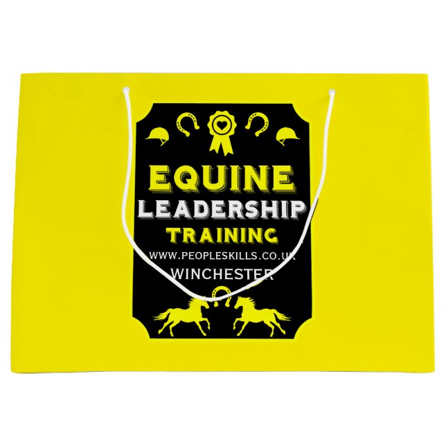 Equine leadership Training Large Gift Bag (Front)