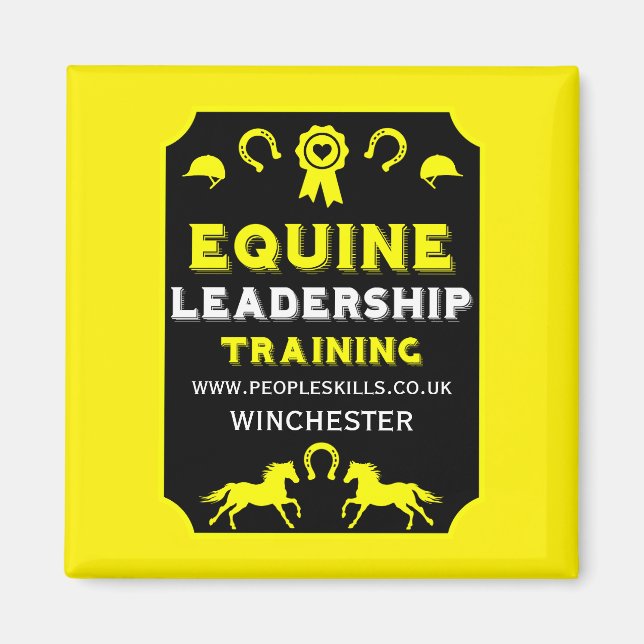 Equine leadership Training Magnet (Front)