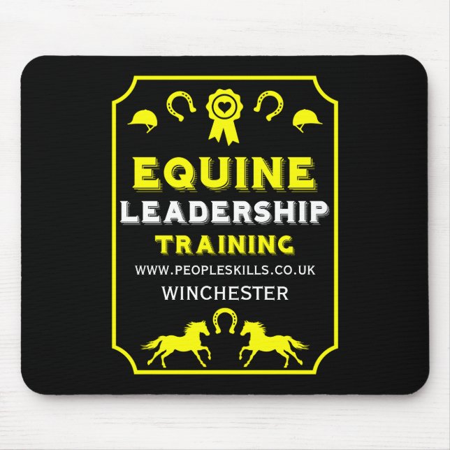 Equine leadership Training Mouse Mat (Front)