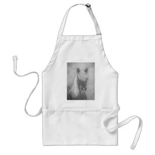equine picture of chestnut mare horse standard apron