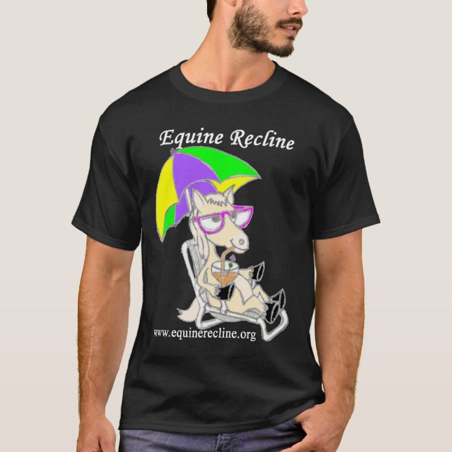 Equine Recline Dark Shirt (Front)