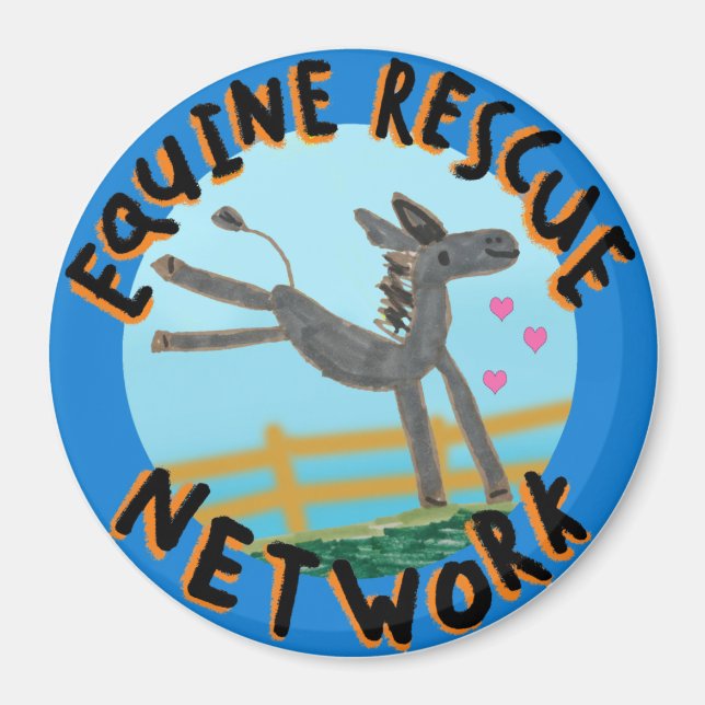 Equine Rescue Network Magnet (Front)