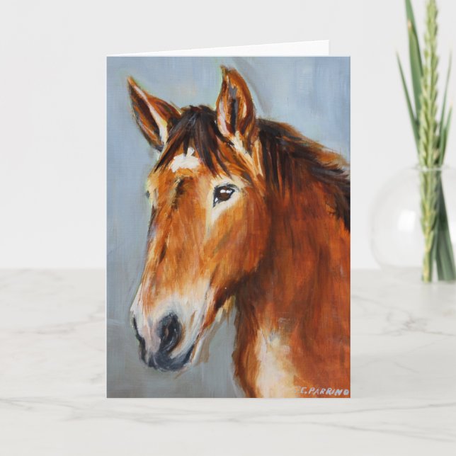 Equine Voices Gulliver Card (Front)
