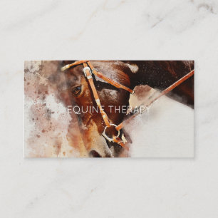 Equine Watercolor Business Card