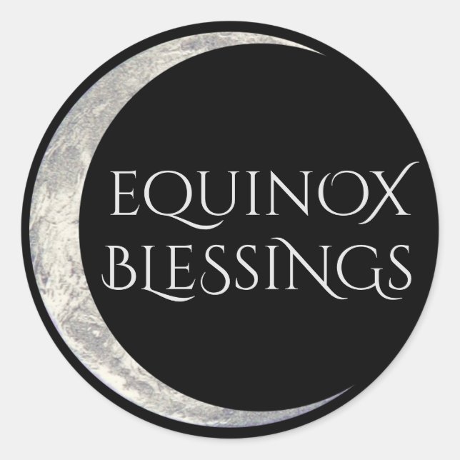 Equinox Blessings sticker (Front)