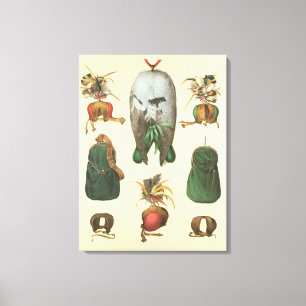 Equipment for Falconry, from 'Traite de Fauconneri Canvas Print