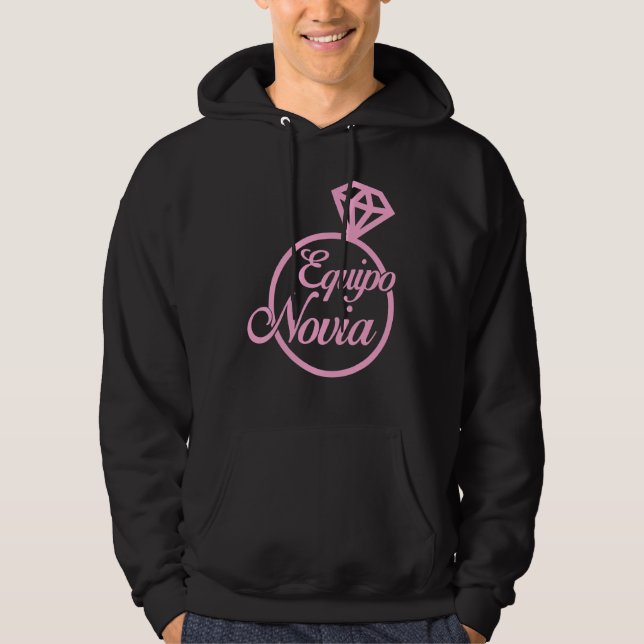 Equipo Novia Del Las Mujeres Dama De Honour Fiesta Hoodie (Front)