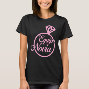 Equipo Novia Del Las Mujeres Dama De Honour Fiesta T-Shirt