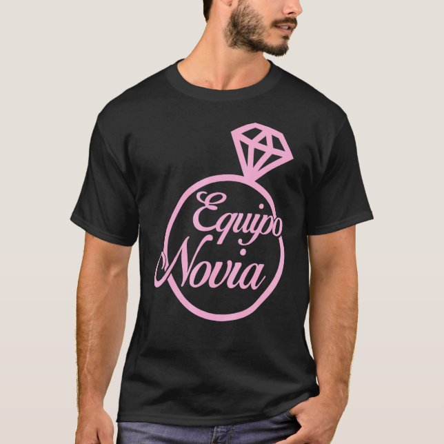 Equipo Novia Del Las Mujeres Dama De Honour Fiesta T-Shirt (Front)