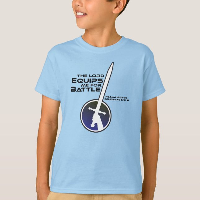 Equipped for Battle! T-Shirt (Front)