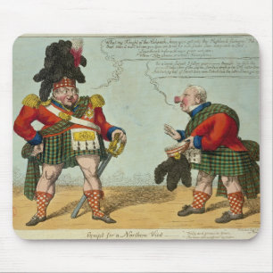 Equipt for a Northern Visit, 1822 Mouse Mat