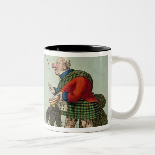 Equipt for a Northern Visit, 1822 Two-Tone Coffee Mug (Right)