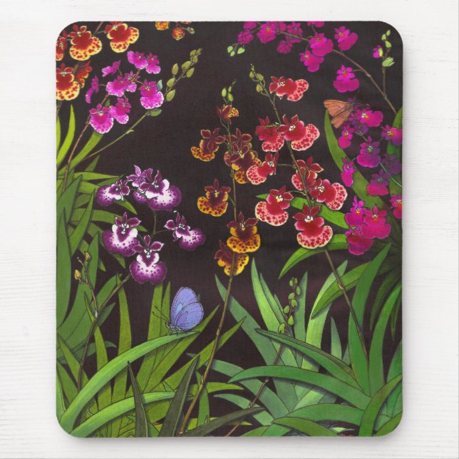 Equitant Oncidium Tolumnia Orchids Mousepad (Front)